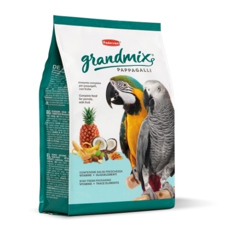 GRANDMIX PAPPAGALLI | PIENSO COMPLETO P/PAPAGAIOS GRANDES - 2KG