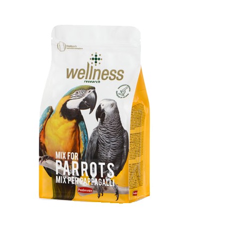 WELLNESS MIX PARROTS | PIENSO COMPLETO P/PAPAGAYOS - 750GR