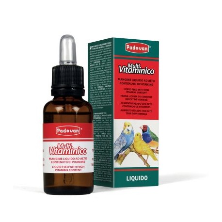 MULTIVITAMINICO | SUPLEMENTO POLITIVITAMÍNICO LÍQUIDO P/PÁJAROS - 30ML