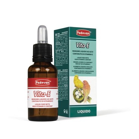 VITA-E | SUPLEMENTO LÍQUIDO C/VITAMINA-E P/PÁJAROS - 30ML
