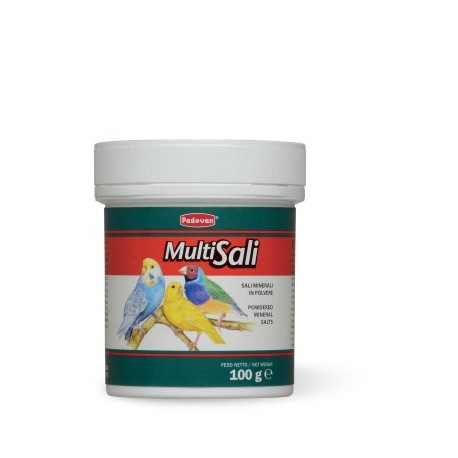 MULTISALI | PIENSO MINERAL C/OLIGOELEMENTOS P/PÁJAROS - 100GR