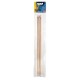 PERCHA DE MADERA C/INSERTO PLASTICO | ACCESORIOS LIVING WORLD - 35CM X Ø10MM / 2UN