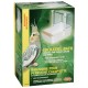 BAÑERA EXTERNA BLANCA P/COTORRAS | ACCESORIOS LIVING WORLD
