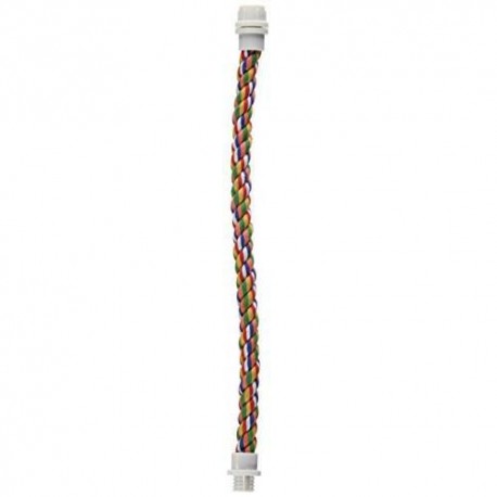 PERCHA EN ALGODÓN COLORIDO | KNOT-A-ROPE LIVING WORLD - 70 CM