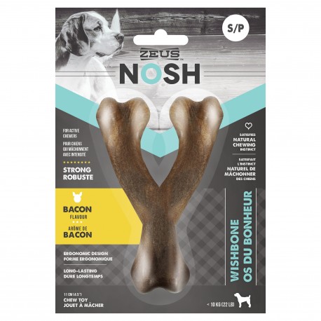 NOSH ZEUS | HUESO STRONG WISHBONE - SABOR BACON - 11CM / 63GR