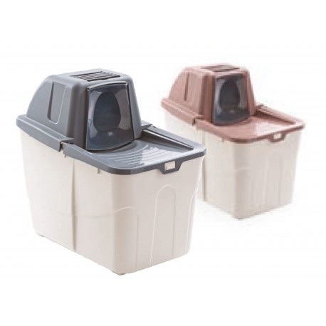WC CERRADO BUXO CLOSE MPS | PARA GATOS - GRIS - 60x38x56CM
