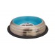 COMEDERO ANTIDESLIZANTE FLUORESCENTE AZUL - 0.45L