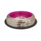 COMEDERO ANTIDESLIZANTE FLUORESCENTE ROSA - 0.45L