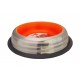 COMEDERO ANTIDESLIZANTE FLUORESCENTE NARANJA - 0.45L