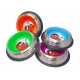 COMEDERO ANTIDESLIZANTE FLUORESCENTE NARANJA - 0.70L