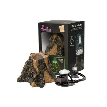 KIT BOX TRONCO SHOW HYDOR | DECORACIÓN RESINA - LED VERDE 4+2W