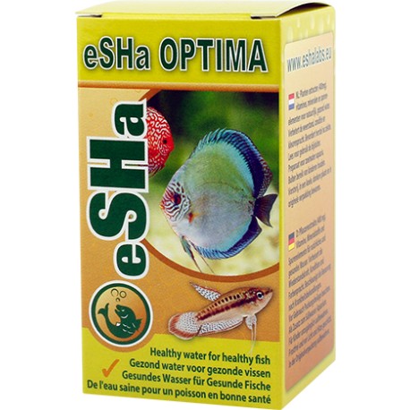 eSHa OPTIMA | ACONDICIONADOR DE AGUA PARA REFORZAR LA SALUD DE LOS PECES - 20ML