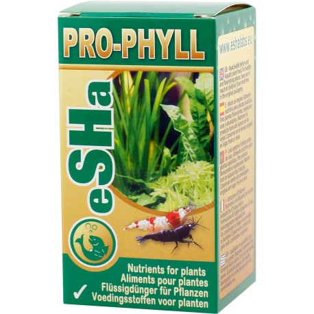 eSHa PRO-PHYLL | TRATAMIENTO DE AGUA CON NUTRIENTES PARA PLANTAS ACUÁTICAS - 20ML