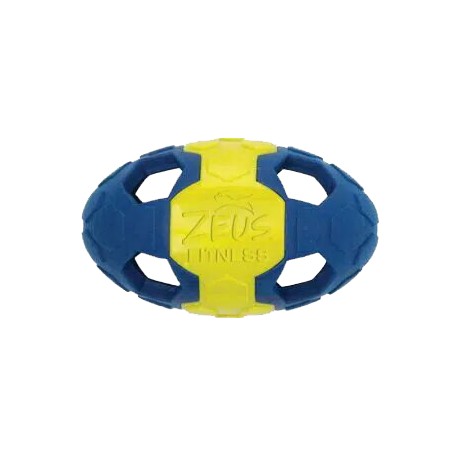 ZEUS FITNESS | PELOTA RUGBY FLOTANTE EN TPR - 15x9,1x9,1CM