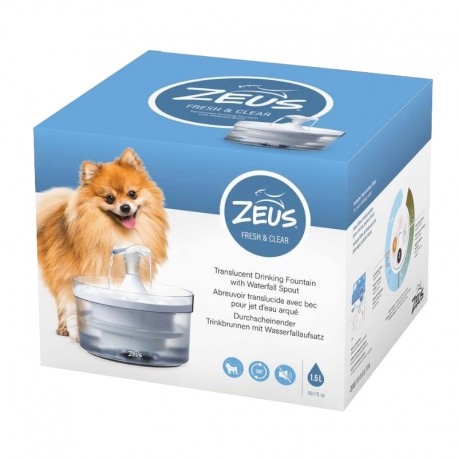 FRESH & CLEAR ZEUS | BEBEDERO CON CASCADA - 1,5L