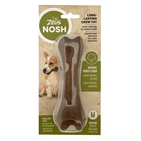 HUESO NOSH NYLON Y MADERA, M, 15CM