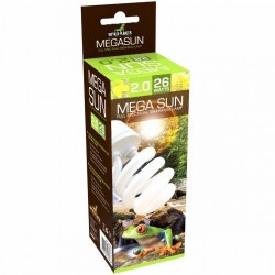 MEGA SUN 2.0 - 26W REPTILES PLANET | LÁMPARA BAJA RADIACIÓN UVB