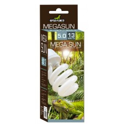 MEGA SUN 5.0 - 13W REPTILES PLANET | LÁMPARA RADIACIÓN UVB MEDIA