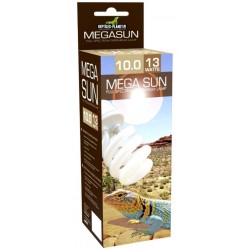 MEGA SUN 10.0 - 13W REPTILES PLANET | LÁMPARA RADIACIÓN UVB FUERTE