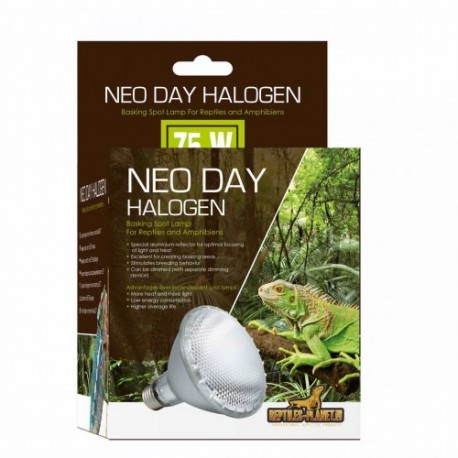 NEO DAY HALOGEN 75W | LÁMPARA PUNTO DE CALENTAMIENTO REPTILES PLANET