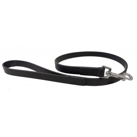 TRELA COURO CLASSICA PRETA 15/100