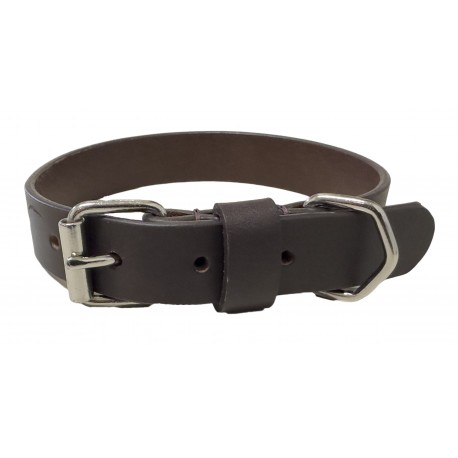 COLEIRA COURO CLASSICA CAST. 20/45