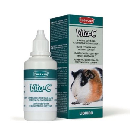 VITA-C PADOVAN | VITAMINA-C LÍQUIDA PARA ROEDORES - 50 ML.